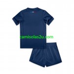 Camisolas de futebol Paris Saint-Germain Criança Equipamento Principal 2024/25 Manga Curta